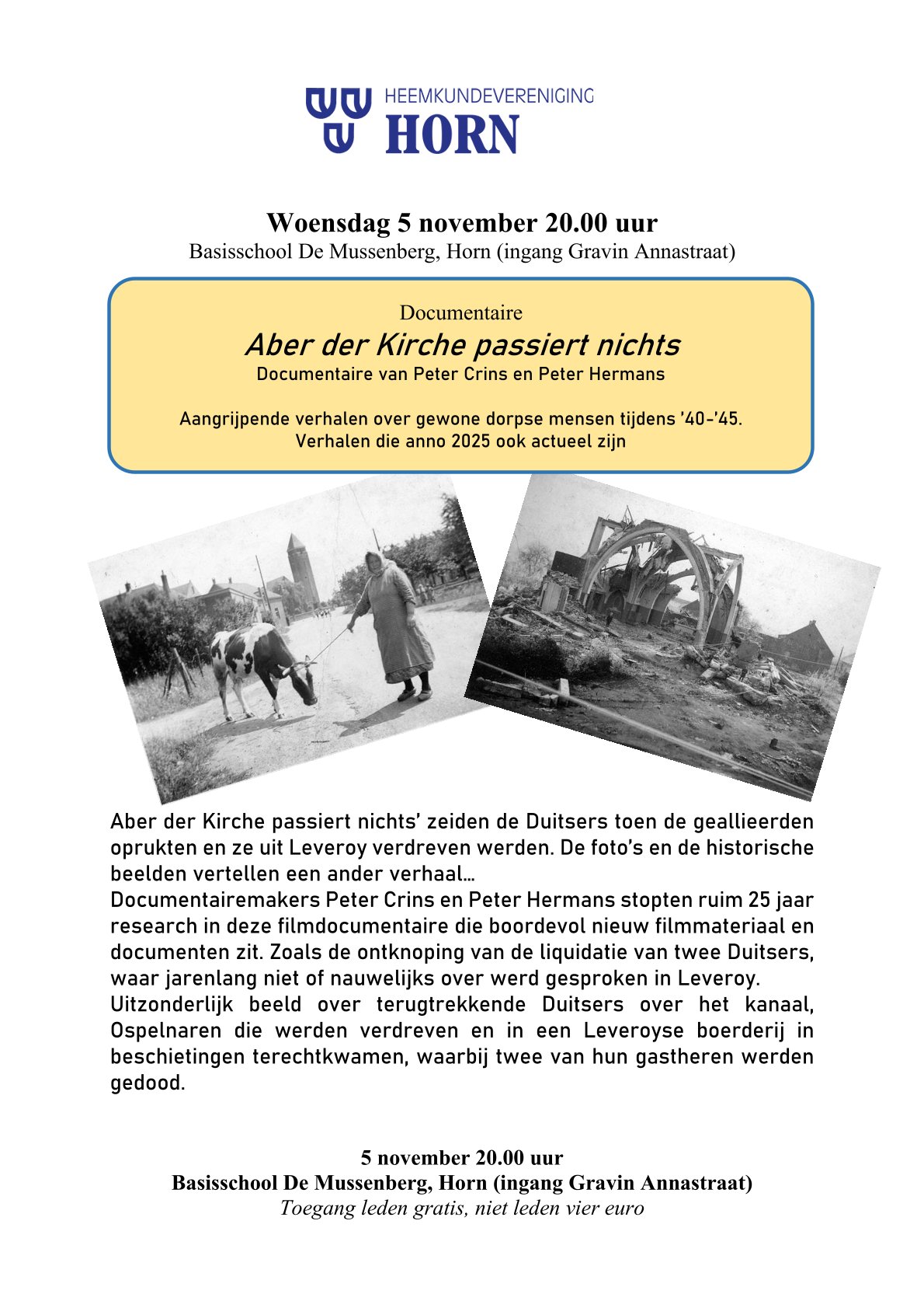 Woensdag 5 november 20