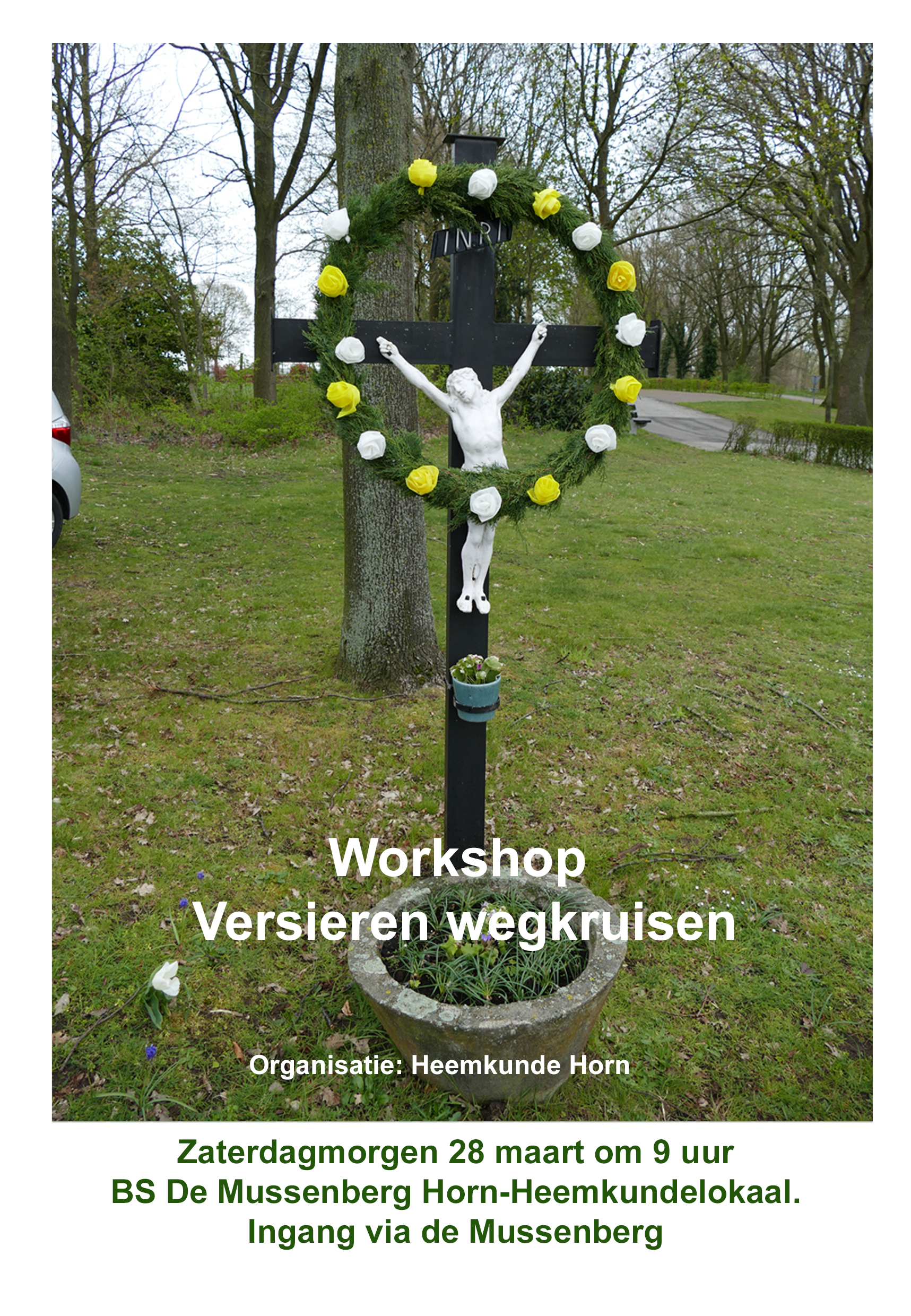 2026 03 28 Workshop versieren wegkruisen