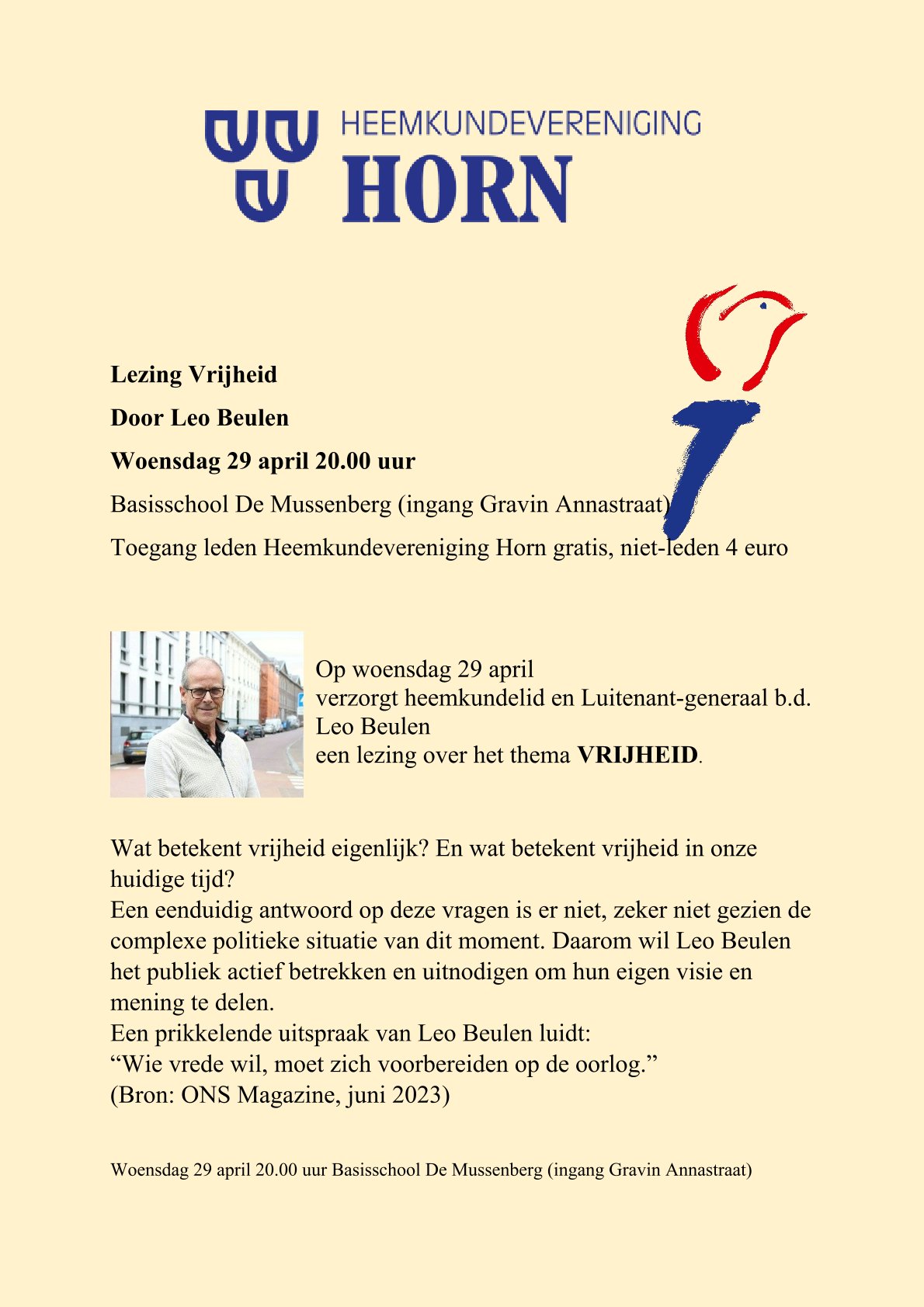 Lezing Vrijheid