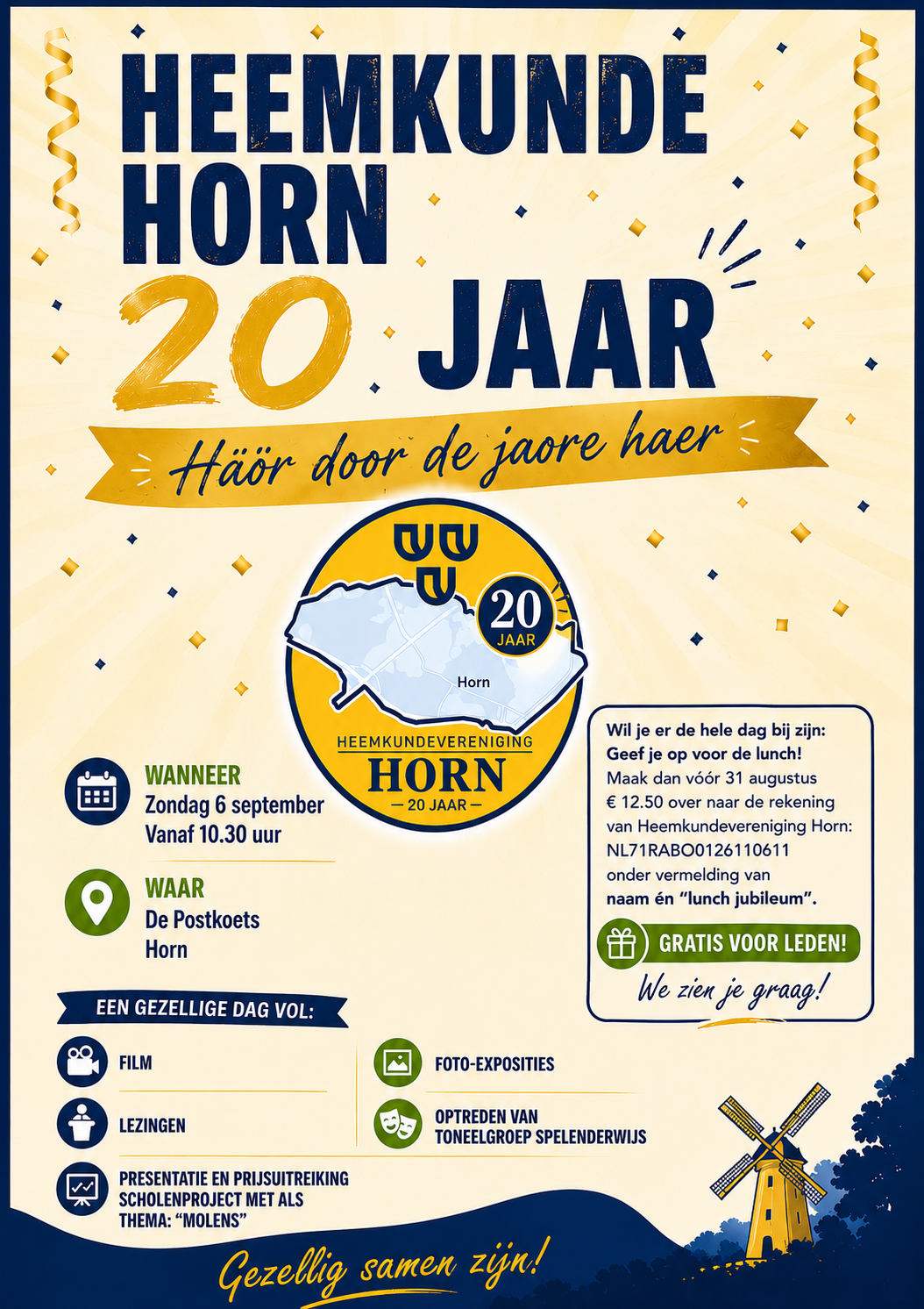 advertentie jubileumdag staand A4
